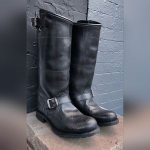 Frye Engineer Shearling Rubber Boots